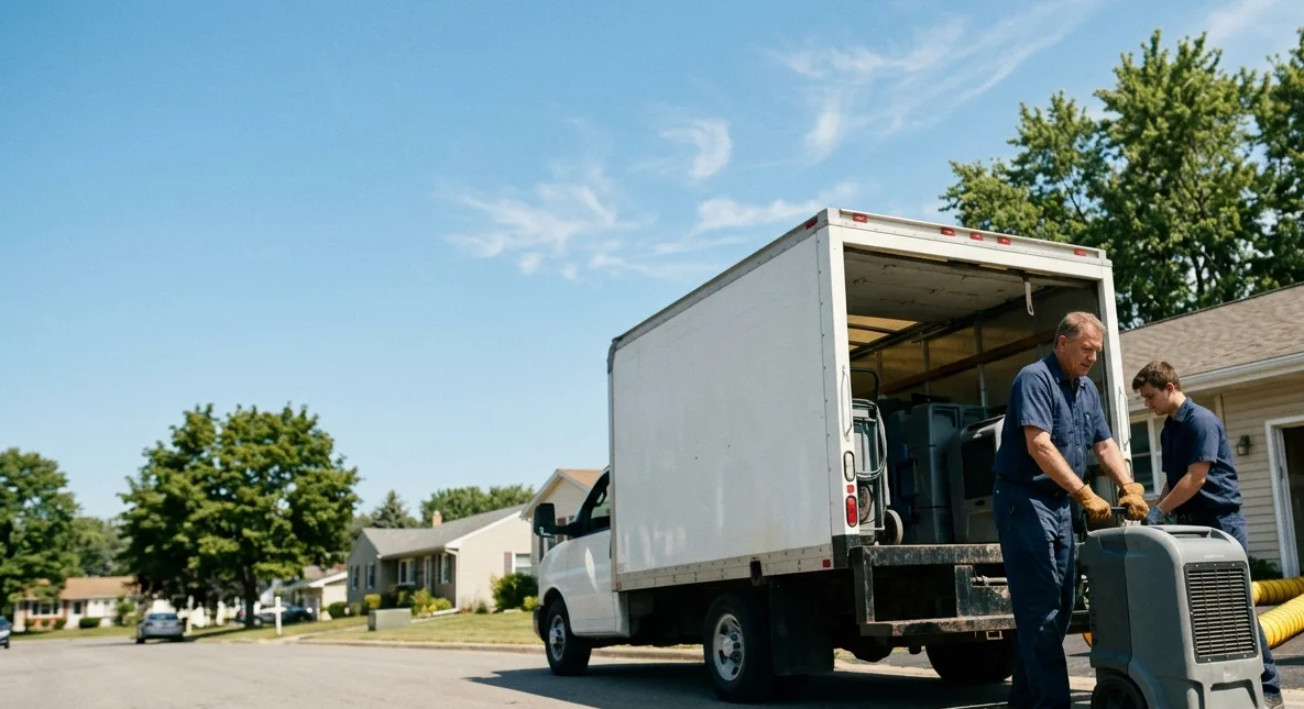 Water Damage Cleanup in Columbus, IN near me